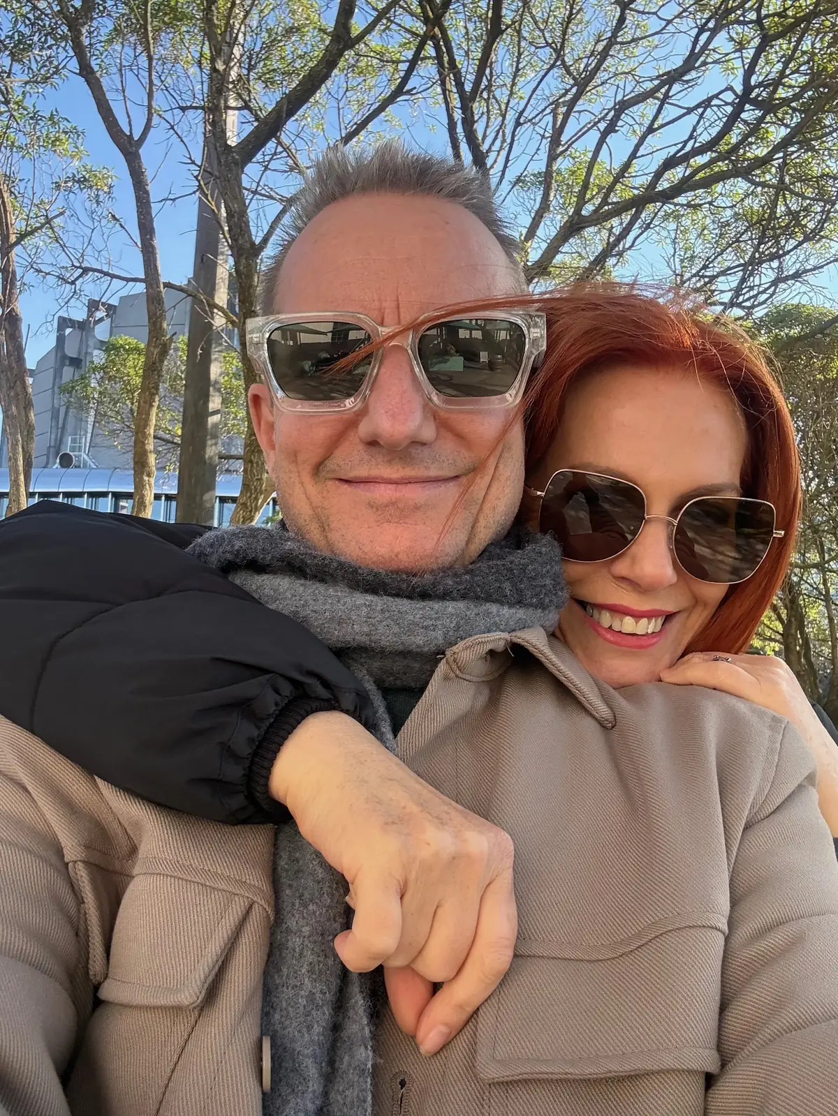 Simone with her husband